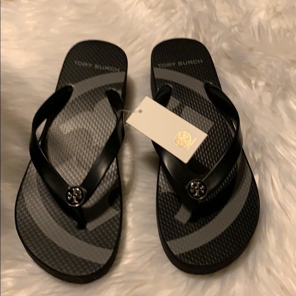 Tory Burch Wedge Flip Flops